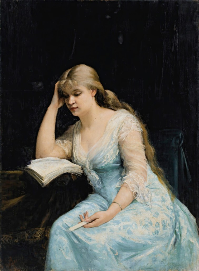 Portrait Of A Young Woman Reading (1880)
Marie Bashkirtseff (Russian, 1858–1884)